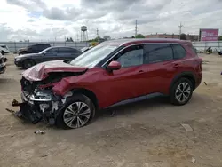 Salvage cars for sale at Chicago Heights, IL auction: 2021 Nissan Rogue SV