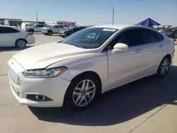 Salvage cars for sale at Grand Prairie, TX auction: 2013 Ford Fusion SE