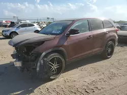 Toyota Vehiculos salvage en venta: 2019 Toyota Highlander SE