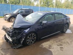 Salvage cars for sale at Moncton, NB auction: 2021 Toyota Corolla SE