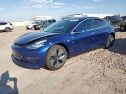 Salvage cars for sale at Phoenix, AZ auction: 2018 Tesla Model 3