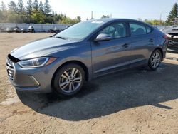 Salvage cars for sale at Bowmanville, ON auction: 2017 Hyundai Elantra SE