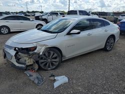 Chevrolet salvage cars for sale: 2018 Chevrolet Malibu Premier