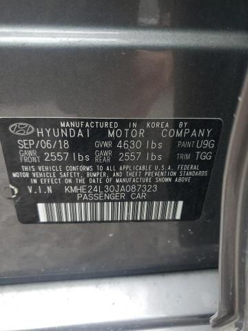 2018 Hyundai Sonata Hybrid