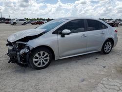 Toyota salvage cars for sale: 2022 Toyota Corolla LE