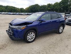 Salvage cars for sale at North Billerica, MA auction: 2024 Toyota Corolla Cross LE