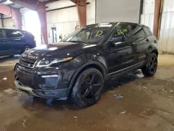 Salvage cars for sale at Lansing, MI auction: 2017 Land Rover Range Rover Evoque SE