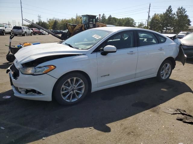 2018 Ford Fusion SE Hybrid