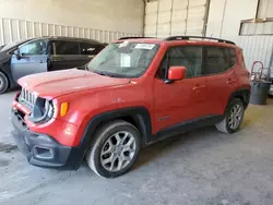 Salvage cars for sale at Abilene, TX auction: 2016 Jeep Renegade Latitude