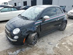 Salvage cars for sale at Jacksonville, FL auction: 2012 Fiat 500 Lounge