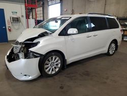 Toyota Sienna xle salvage cars for sale: 2014 Toyota Sienna XLE