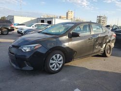 Salvage cars for sale at New Orleans, LA auction: 2016 Toyota Corolla L