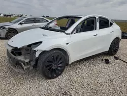 Salvage cars for sale at Taylor, TX auction: 2022 Tesla Model Y