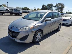 Salvage cars for sale at Sacramento, CA auction: 2012 Mazda 5