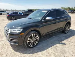 Salvage cars for sale at Houston, TX auction: 2018 Audi SQ5 Premium Plus