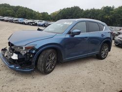 Salvage cars for sale at North Billerica, MA auction: 2024 Mazda CX-5 Signature