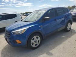 Salvage cars for sale at San Antonio, TX auction: 2017 Ford Escape S