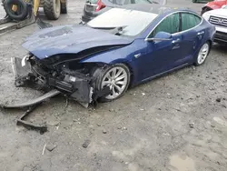 Salvage cars for sale at Marlboro, NY auction: 2017 Tesla Model S