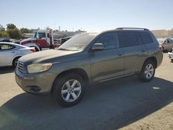 Salvage cars for sale at Martinez, CA auction: 2008 Toyota Highlander