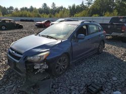 2013 Subaru Impreza Sport Premium en venta en Windham, ME