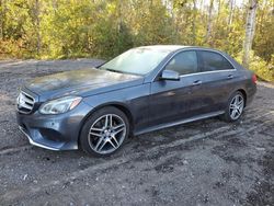 Vehiculos salvage en venta de Copart Ontario Auction, ON: 2015 Mercedes-Benz E 400 4matic