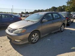 Salvage cars for sale at Seaford, DE auction: 2003 Toyota Corolla CE