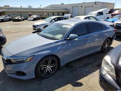 Salvage cars for sale at Martinez, CA auction: 2022 Honda Accord Touring Hybrid