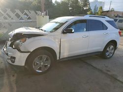 Chevrolet salvage cars for sale: 2012 Chevrolet Equinox LTZ