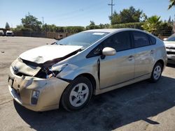 Salvage cars for sale at San Martin, CA auction: 2010 Toyota Prius