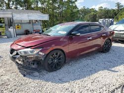 Salvage cars for sale at Houston, TX auction: 2017 Nissan Maxima 3.5S