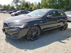 Salvage cars for sale at Waldorf, MD auction: 2022 Acura ILX Premium A-Spec