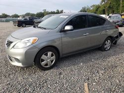 Salvage cars for sale at Arcadia, FL auction: 2014 Nissan Versa S