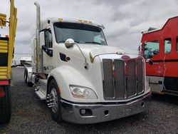 Salvage trucks for sale at Fredericksburg, VA auction: 2015 Peterbilt 579