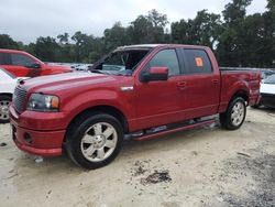 Ford salvage cars for sale: 2007 Ford F150 Supercrew