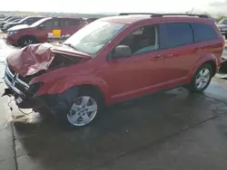 Salvage cars for sale at Grand Prairie, TX auction: 2016 Dodge Journey SE