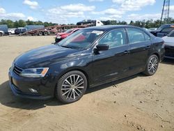 Volkswagen salvage cars for sale: 2016 Volkswagen Jetta Sport