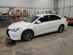 Salvage cars for sale at Milwaukee, WI auction: 2016 Toyota Camry LE