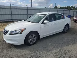 Salvage cars for sale at Lumberton, NC auction: 2012 Honda Accord SE