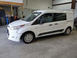 Salvage trucks for sale at Mendon, MA auction: 2016 Ford Transit Connect XLT