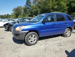 Salvage cars for sale at Candia, NH auction: 2008 KIA Sportage EX