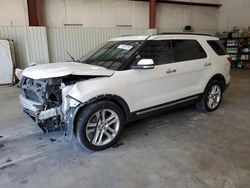 Salvage cars for sale at Lufkin, TX auction: 2017 Ford Explorer Limited