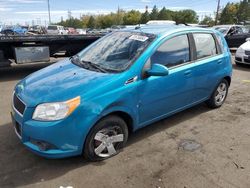 Chevrolet salvage cars for sale: 2009 Chevrolet Aveo LS