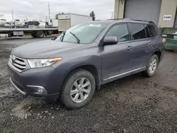 Salvage cars for sale at Eugene, OR auction: 2011 Toyota Highlander Base