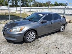 Salvage cars for sale at Spartanburg, SC auction: 2011 Honda Accord EXL