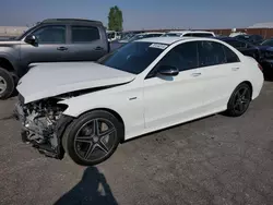 Salvage cars for sale at North Las Vegas, NV auction: 2016 Mercedes-Benz C 450 4matic AMG