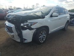 Salvage cars for sale at Elgin, IL auction: 2013 Infiniti JX35