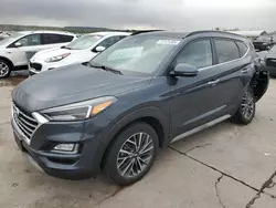 Salvage cars for sale at Grand Prairie, TX auction: 2019 Hyundai Tucson Limited