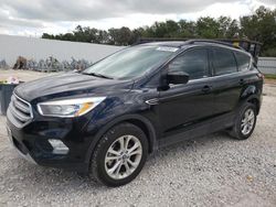 Salvage cars for sale at New Braunfels, TX auction: 2018 Ford Escape SE