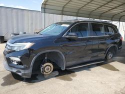 Salvage cars for sale at Fresno, CA auction: 2017 Honda Pilot EXL