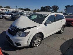 Salvage cars for sale at Sacramento, CA auction: 2014 Dodge Journey SXT